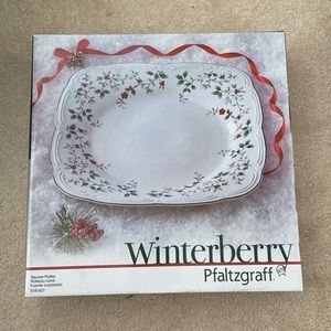 Winterberry Square Platter